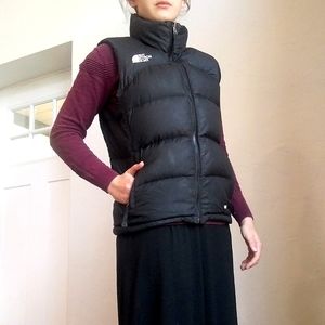 COPY - The North Face Small Black Goose Down Puffer Vest 700